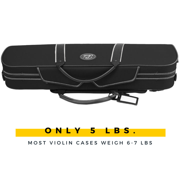 Pedi NiteFlash Oblong Violin Case Black