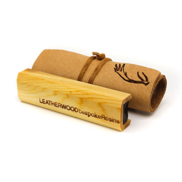 弦楽器 Leatherwood rosin crisp50% supple50% Premium 50/50 Blend Violin Rosin - Bespoke Leatherwood