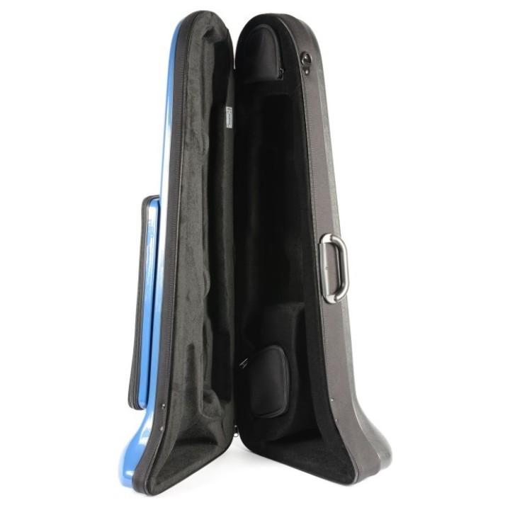Blue Softpack Bass Trombone Case with Pocket