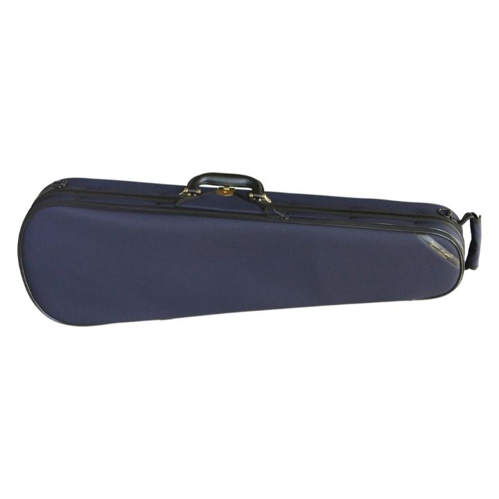 Superlight Shaped Dark Blue Violin Case - Front