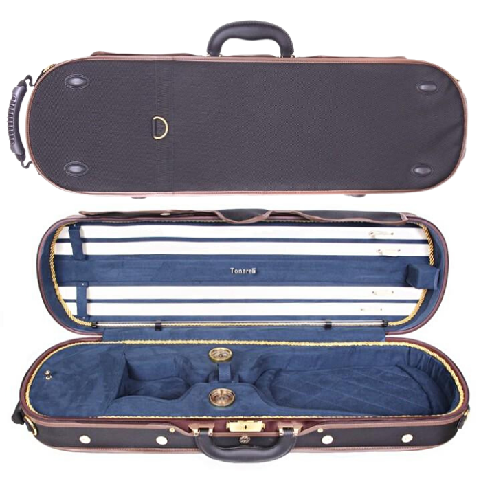 black/Blue Tonareli Violin Case