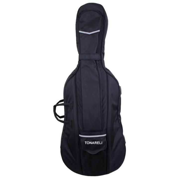 Tonareli Black Soft Cello Case