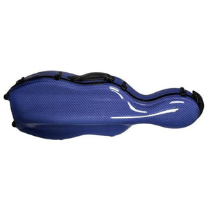 blue fiberglass viola case