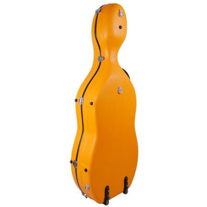 orange full size cello case