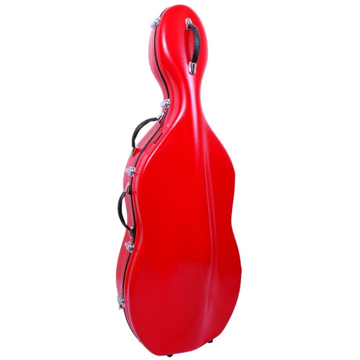 red full size cello cases