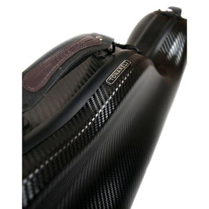 Tonareli Black Titanium Adjustable Viola Case with Wheels- Side