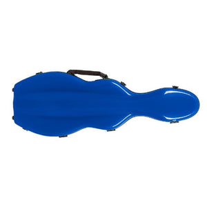 blue Fiberglass violin case