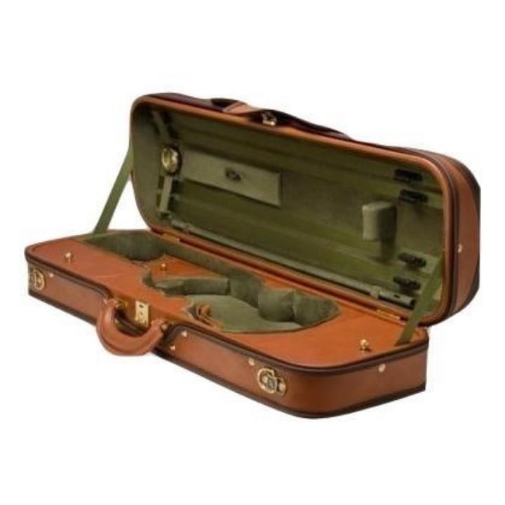 Negri Diplomat Olive Green Oblong Violin Case - Interior