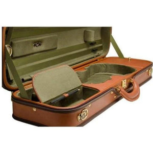 Negri Diplomat Olive Green Oblong Violin Case - Accessory Compartment