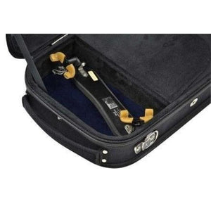 Negri Monaco Blue Oblong Violin Case - Accessory Compartment