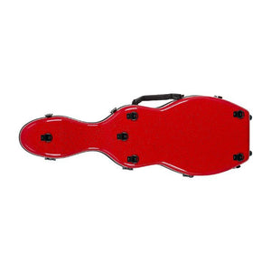 Red Speckled Fiberglass Violin Case