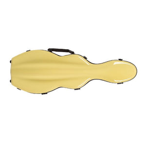 Fiberglass violin case yellow